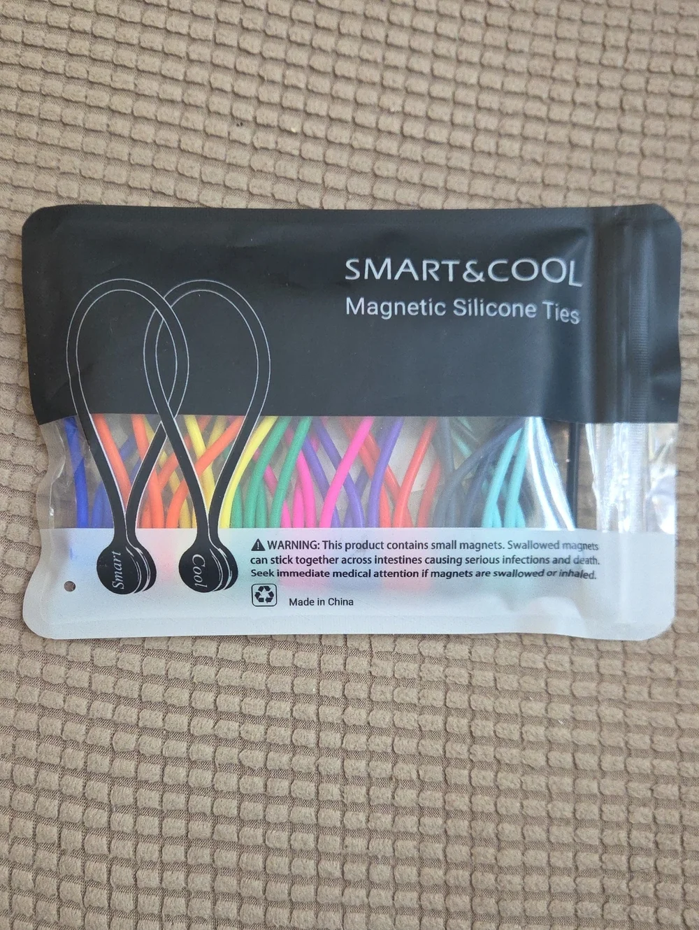 Magnetic Silicone Cable Ties – Multicolor Organizer